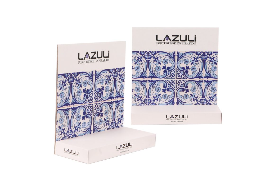 EXPOSITOR DE BALCÃO COM CARTELA - LAZULI
