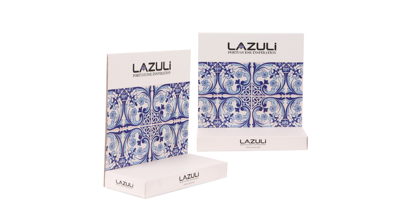 EXPOSITOR DE BALCÃO COM CARTELA - LAZULI
