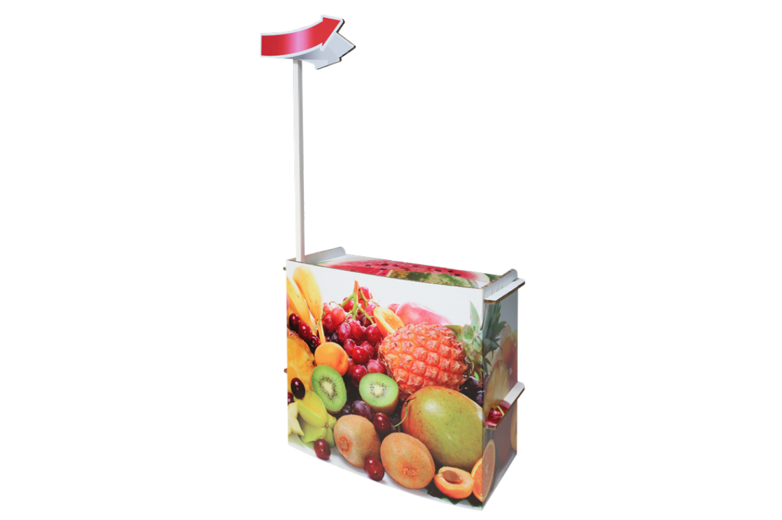 BALCÃO EM CARTÃO - FRUTA